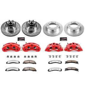 Power Stop - Power Stop Z36 TRUCK/TOW UPGRADE KIT: DRILLED/SLOTTED ROTORS,  CARBON-FIBER CERAMIC PADS - KC4131-36 - Image 2