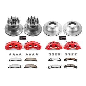 Power Stop - Power Stop Z36 TRUCK/TOW UPGRADE KIT: DRILLED/SLOTTED ROTORS,  CARBON-FIBER CERAMIC PADS - KC4132-36 - Image 2