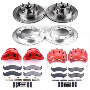 Power Stop - Power Stop Z23 EVOLUTION SPORT UPGRADE KIT: DRILLED/SLOTTED ROTORS,  CARBON-FIBER CERAMIC PADS - KC4434A - Image 2