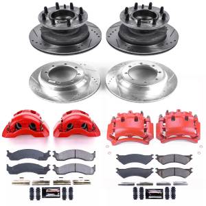 Power Stop - Power Stop Z23 EVOLUTION SPORT UPGRADE KIT: DRILLED/SLOTTED ROTORS,  CARBON-FIBER CERAMIC PADS - KC4435A - Image 2