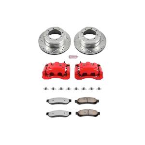 Power Stop - Power Stop Z36 TRUCK/TOW UPGRADE KIT: DRILLED/SLOTTED ROTORS,  CARBON-FIBER CERAMIC PADS - KC4593-36 - Image 2