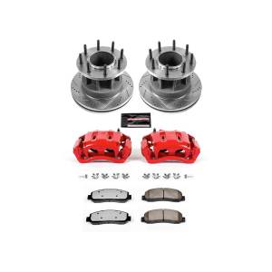 Power Stop - Power Stop Z36 TRUCK/TOW UPGRADE KIT: DRILLED/SLOTTED ROTORS,  CARBON-FIBER CERAMIC PADS - KC4595-36 - Image 2