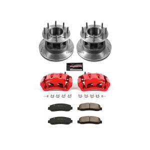 Power Stop - Power Stop Z23 EVOLUTION SPORT UPGRADE KIT: DRILLED/SLOTTED ROTORS,  CARBON-FIBER CERAMIC PADS - KC4597 - Image 2