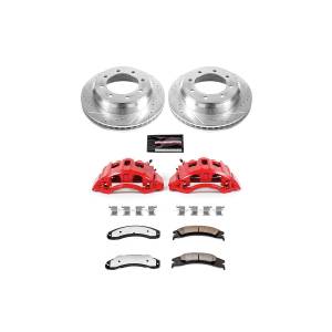 Power Stop - Power Stop Z36 TRUCK/TOW UPGRADE KIT: DRILLED/SLOTTED ROTORS,  CARBON-FIBER CERAMIC PADS - KC4718-36 - Image 2