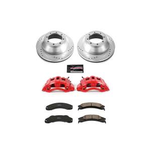 Power Stop - Power Stop Z23 EVOLUTION SPORT UPGRADE KIT: DRILLED/SLOTTED ROTORS,  CARBON-FIBER CERAMIC PADS - KC4719 - Image 2