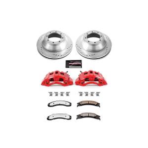 Power Stop - Power Stop Z36 TRUCK/TOW UPGRADE KIT: DRILLED/SLOTTED ROTORS,  CARBON-FIBER CERAMIC PADS - KC4719-36 - Image 2