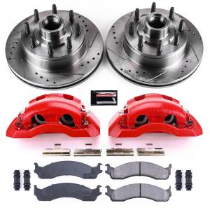 Power Stop - Power Stop Z23 EVOLUTION SPORT UPGRADE KIT: DRILLED/SLOTTED ROTORS,  CARBON-FIBER CERAMIC PADS - KC5088A - Image 2