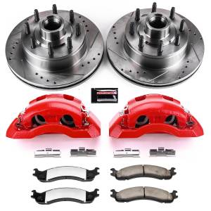 Power Stop - Power Stop Z36 TRUCK/TOW UPGRADE KIT: DRILLED/SLOTTED ROTORS,  CARBON-FIBER CERAMIC PADS - KC5088A-36 - Image 2