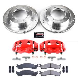 Power Stop - Power Stop Z23 EVOLUTION SPORT UPGRADE KIT: DRILLED/SLOTTED ROTORS,  CARBON-FIBER CERAMIC PADS - KC5089 - Image 2