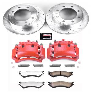 Power Stop - Power Stop Z36 TRUCK/TOW UPGRADE KIT: DRILLED/SLOTTED ROTORS,  CARBON-FIBER CERAMIC PADS - KC5203-36 - Image 2