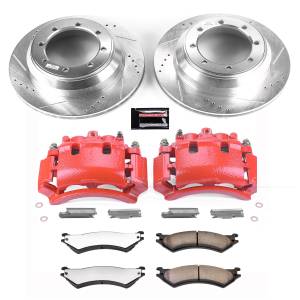Power Stop - Power Stop Z36 TRUCK/TOW UPGRADE KIT: DRILLED/SLOTTED ROTORS,  CARBON-FIBER CERAMIC PADS - KC5204-36 - Image 2