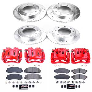 Power Stop - Power Stop Z23 EVOLUTION SPORT UPGRADE KIT: DRILLED/SLOTTED ROTORS,  CARBON-FIBER CERAMIC PADS - KC5459 - Image 2