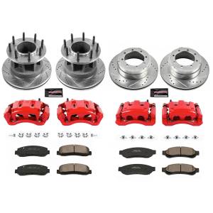 Power Stop - Power Stop Z23 EVOLUTION SPORT UPGRADE KIT: DRILLED/SLOTTED ROTORS,  CARBON-FIBER CERAMIC PADS - KC5517 - Image 2