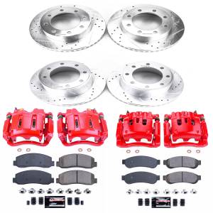 Power Stop - Power Stop Z23 EVOLUTION SPORT UPGRADE KIT: DRILLED/SLOTTED ROTORS,  CARBON-FIBER CERAMIC PADS - KC5573 - Image 2