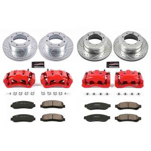 Power Stop - Power Stop Z23 EVOLUTION SPORT UPGRADE KIT: DRILLED/SLOTTED ROTORS,  CARBON-FIBER CERAMIC PADS - KC5574 - Image 2