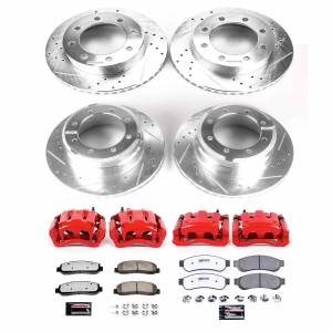 Power Stop - Power Stop Z36 TRUCK/TOW UPGRADE KIT: DRILLED/SLOTTED ROTORS,  CARBON-FIBER CERAMIC PADS - KC5574-36 - Image 2