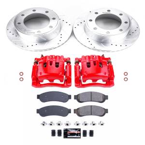 Power Stop - Power Stop Z23 EVOLUTION SPORT UPGRADE KIT: DRILLED/SLOTTED ROTORS,  CARBON-FIBER CERAMIC PADS - KC5578 - Image 2