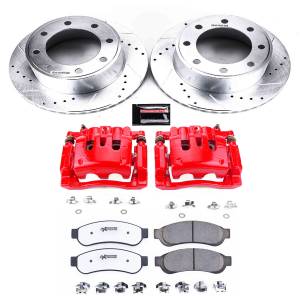 Power Stop - Power Stop Z36 TRUCK/TOW UPGRADE KIT: DRILLED/SLOTTED ROTORS,  CARBON-FIBER CERAMIC PADS - KC5578-36 - Image 2