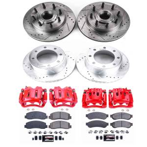 Power Stop - Power Stop Z23 EVOLUTION SPORT UPGRADE KIT: DRILLED/SLOTTED ROTORS,  CARBON-FIBER CERAMIC PADS - KC5586 - Image 2