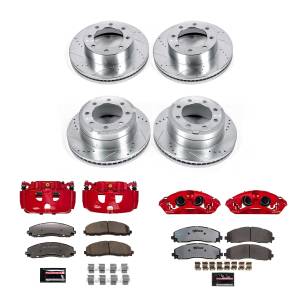 Power Stop Z36 TRUCK/TOW UPGRADE KIT: DRILLED/SLOTTED ROTORS,  CARBON-FIBER CERAMIC PADS - KC6405-36