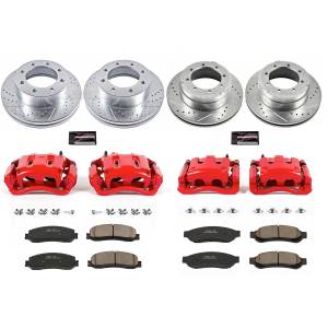 Power Stop - Power Stop Z23 EVOLUTION SPORT UPGRADE KIT: DRILLED/SLOTTED ROTORS,  CARBON-FIBER CERAMIC PADS - KC6546 - Image 2