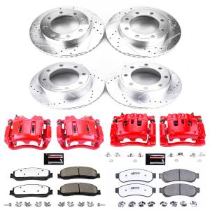 Power Stop - Power Stop Z36 TRUCK/TOW UPGRADE KIT: DRILLED/SLOTTED ROTORS,  CARBON-FIBER CERAMIC PADS - KC6547-36 - Image 2