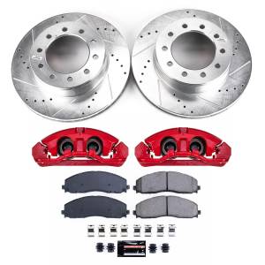 Power Stop Z23 EVOLUTION SPORT UPGRADE KIT: DRILLED/SLOTTED ROTORS,  CARBON-FIBER CERAMIC PADS - KC8029