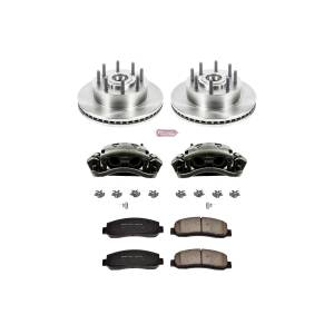 Power Stop - Power Stop Z17 DIRECT REPLACEMENT KIT: ROTORS,  CERAMIC PADS - KCOE1796 - Image 2