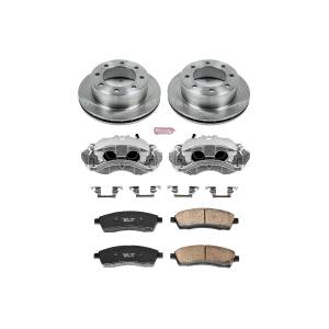 Power Stop - Power Stop Z17 DIRECT REPLACEMENT KIT: ROTORS,  CERAMIC PADS - KCOE1890 - Image 2