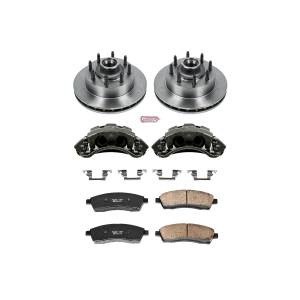 Power Stop - Power Stop Z17 DIRECT REPLACEMENT KIT: ROTORS,  CERAMIC PADS - KCOE1891 - Image 2