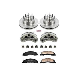 Power Stop - Power Stop Z17 DIRECT REPLACEMENT KIT: ROTORS,  CERAMIC PADS - KCOE4716 - Image 2