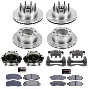 Power Stop - Power Stop Z17 DIRECT REPLACEMENT KIT: ROTORS,  CERAMIC PADS - KCOE5589 - Image 2