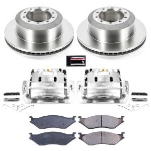 Power Stop - Power Stop Z17 DIRECT REPLACEMENT KIT: ROTORS,  CERAMIC PADS - KCOE5966 - Image 2