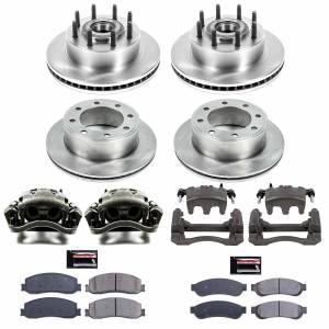 Power Stop - Power Stop Z17 DIRECT REPLACEMENT KIT: ROTORS,  CERAMIC PADS - KCOE6551 - Image 2