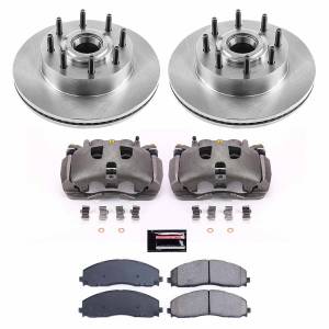 Power Stop - Power Stop Z17 DIRECT REPLACEMENT KIT: ROTORS,  CERAMIC PADS - KCOE6821 - Image 2