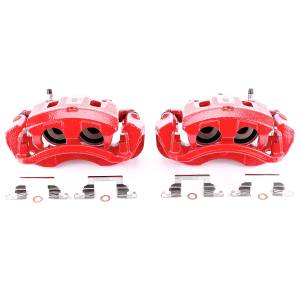 Power Stop - Power Stop HIGH-TEMP RED POWDER COATED CALIPERS (PAIR) - S4752 - Image 2