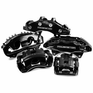 Power Stop - Power Stop HIGH-TEMP BLACK POWDER COATED CALIPERS (PAIR) - S4752BLK - Image 4