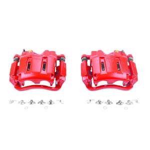 Power Stop - Power Stop HIGH-TEMP RED POWDER COATED CALIPERS (PAIR) - S5022 - Image 2