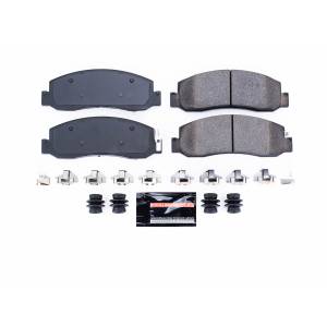 Power Stop - Power Stop Z23 EVOLUTION SPORT CARBON-FIBER BRAKE PADS W/HARDWARE - Z23-1333 - Image 2