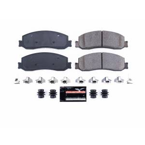 Power Stop - Power Stop Z23 EVOLUTION SPORT CARBON-FIBER BRAKE PADS W/HARDWARE - Z23-1631 - Image 2