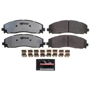 Power Stop - Power Stop Z36 TRUCK/TOW CARBON-FIBER CERAMIC BRAKE PADS W/HARDWARE - Z36-1691 - Image 2