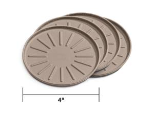 Weathertech Round Coaster Set,  Terracotta - 8A4CSTTC