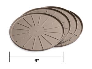 Weathertech Round Coaster Set,  Terracotta - 8A6CSTTC