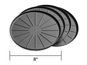 Weathertech Round Coaster Set,  Black - 8A8CSTBK