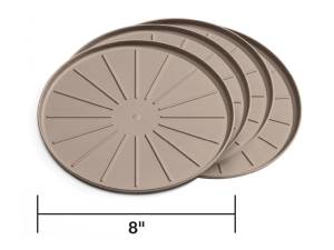 Weathertech Round Coaster Set,  Terracotta: 4 pc. - 8A8CSTTC