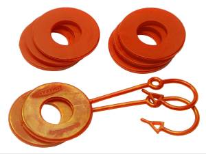 Daystar D-Ring Lockers And Shackle Isolators,  6 Washers/2 Locker Washers - KU70059FA