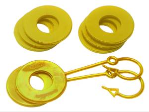 Daystar D-Ring Lockers And Shackle Isolators,  Yellow - KU70059YL
