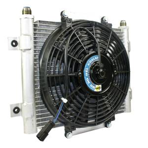 BD Diesel Xtruded Auxiliary Transmission Oil Cooler,  Incl. Fan - 1300611