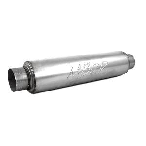 MBRP Exhaust Garage Parts High Flow Muffler,  4 in. Inlet/Outlet Diameter - GP015