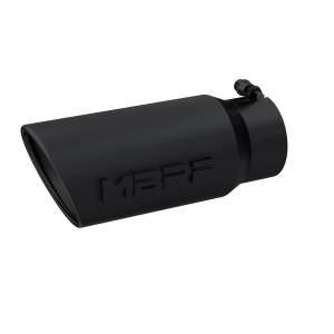 MBRP Exhaust Armor BLK Exhaust Tip,  4 in. Inlet Diameter - T5051BLK